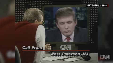 Donald Trump: "I don't want to be president" - entire 1987 CNN interview (Larry King Live)