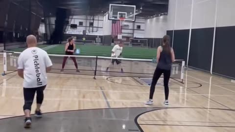 Black Mamba Pickleball Paddle in action!