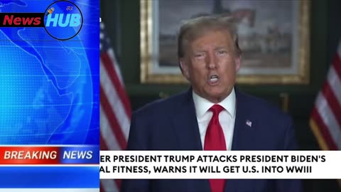 BREAKING NEWS: Trump Claims That Biden Will Lead U.S. Into World War III