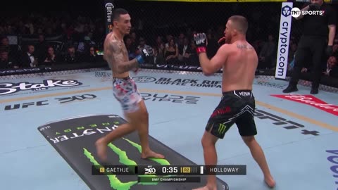 Max Holloway vs Justin Gaethje Full Fight-HIGHLIGHTS! KO!! #UFC300