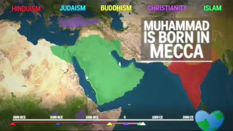 How the 5 major religions spread around the world - Part 2