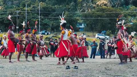 Traditional dance in Papua New Guinea