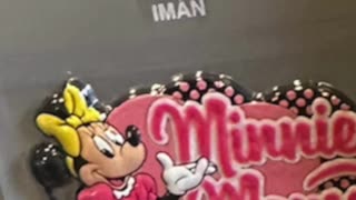 Disney Parks Minnie Mouse Vinyl Refrigerator Magnet #shorts