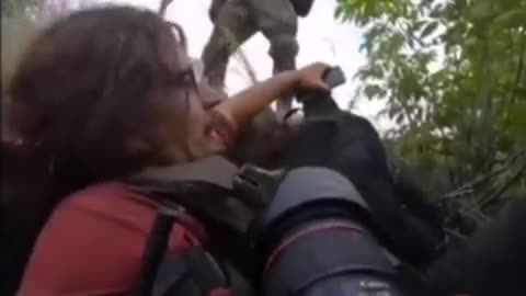 War in Ukraine. Journalists came under fire near Donetsk.