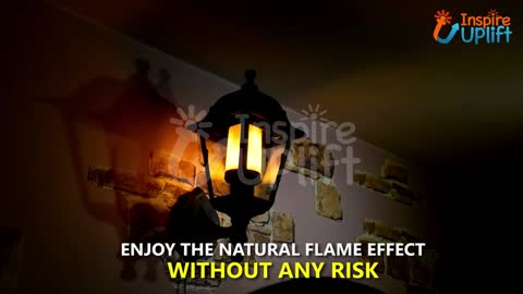 LED Flame Effect Light Bulb - Outdoor Bulbs That Look Like Gas Flickering