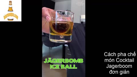 Cách pha chế rượu Jagerbomb đơn giản - cách 2