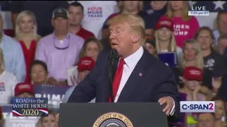 July 17 2019 President Trump Talks About Antifa & Andy Ngo at NC Rally