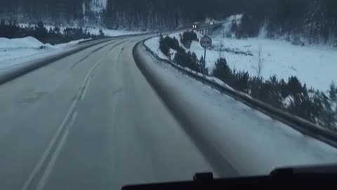Traveling in Russia by truck. Video