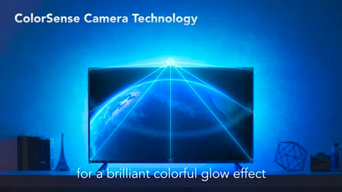Govee Immersion WiFi TV LED Backlights with CameraSmart RGBIC Ambient TV Light for 55-65 inch TVs