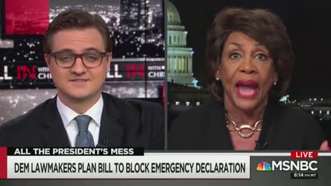 Maxine Waters calls for nationwide protests against Trump's 'fake' border emergency