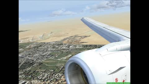 Landing in Egypt.