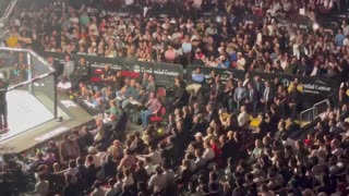 UFC crowd have a message for Obiden!