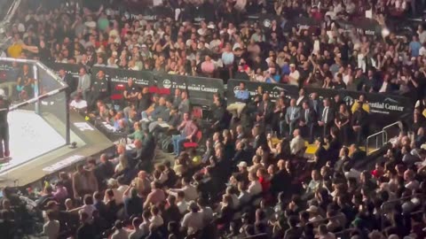 UFC crowd have a message for Obiden!