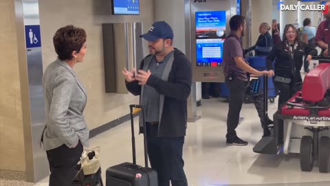 Kari Lake Confronts D AZ Contender At Airport Ruben Gallego