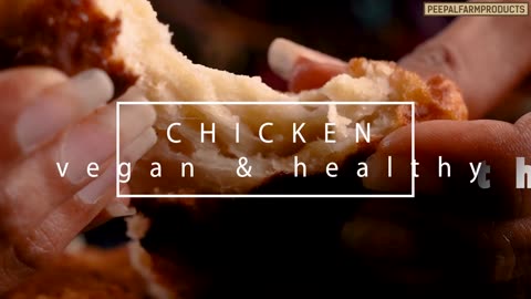 Vegan chicken with only 2 ingredients at home _Homemade seitan recipe for beginners(720P_60FPS)