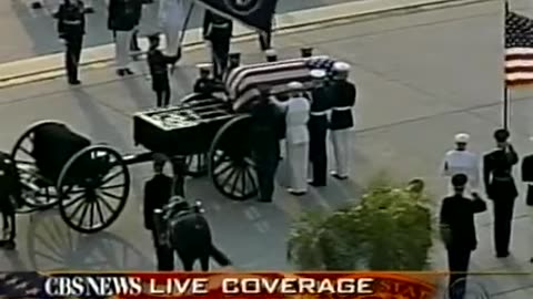 June 11, 2004 - A 21 Gun Salute for Former President Ronald Reagan