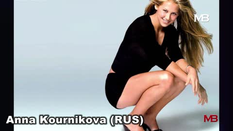 five most beautiful women in tennis