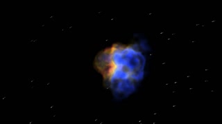 Plasma Blob with Star Trails...