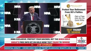 FULL SPEECH: President Trump Delivers Remarks at NRA Meeting in Dallas, TX - 5/18/24