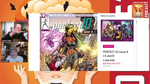 Creators Outlet Episode 291 feat Perfect 10 issue 4 _ Exclusive FMC Cover