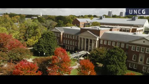 UNC Greensboro Fall 2021 Aerial Views