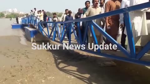 Newly built bridge by Mair Sukkur dumpd