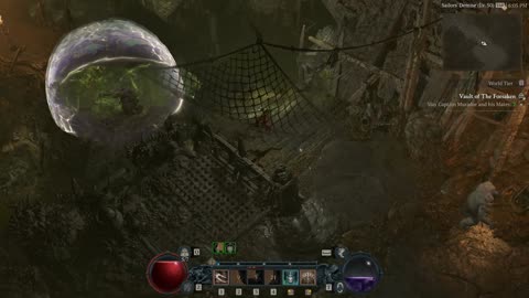 Diablo IV Gameplay - Vault of the Forsaken Full Dungeon Poison Trap Rogue Talent Build