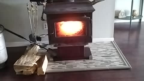 Waste oil burning stove