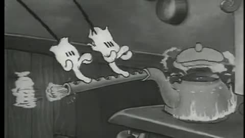 BETTY BOOP 1935 Betty and Grampy (Comedy Animated Short)