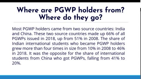 International students are getting more PGWPs and median earnings are increasing