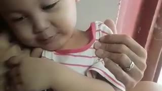 2 Year Old Baby Struggles To Say His Name