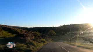 Driving from Haytor in Dartmoor