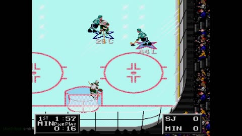 NHL '94 Franchise Mode 1988 Regular Season G2 - Len the Lengend (SJ) at IAmDroot (MIN)