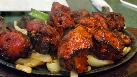 Tandoori chicken Indian food