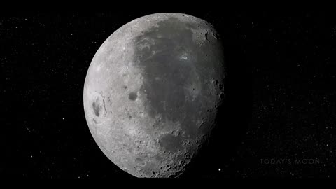 The narrated tour of the moon combined with the Evolution of the Moon animation.