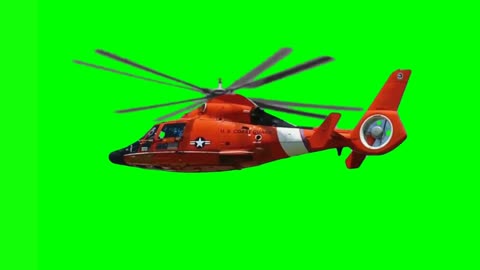 video keying red helicopter composite rescue