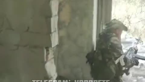 Ukraine War - 'Chechen' special forces, LPR fighters (100% Real Combat footage)