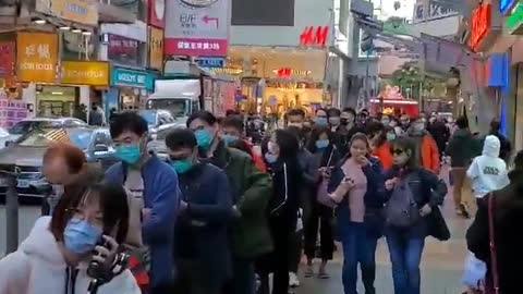 Every Single Person On The Streets Of Hong Kong Wears Mask For Coronavirus