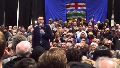 WATCH: Poilievre addresses western separatism at Calgary rally