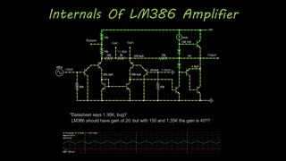 LM386 Amplifier Internals - and a bug in the datasheet.