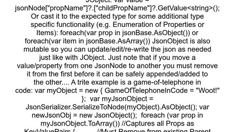 What39s the counterpart to JObjectFromObject in SystemTextJson