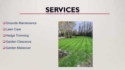 Grounds Maintenance Service in Toothill.