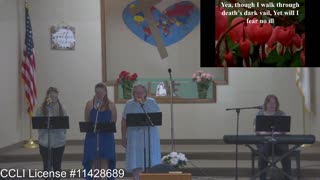 Moose Creek Baptist Church Sing “The Lord’s My Shepherd” During Service 7-24-2022