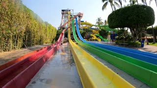 FreeFALL Kamikaze Water Slide at El Rollo Parque Acuático