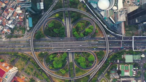 A Birds Eye-view Of A Roads Network