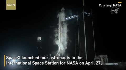 SpaceX launches 4 astronauts for NASA
