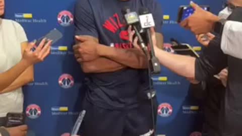 Bradley Beal post Training Camp interview day 1. @washwizards