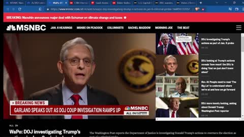 Merrick Garland speaks about J6 for the first time on MSNBC