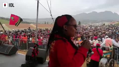 Malema on the campaign trail in Cape Town