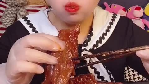 ASMR Mukbang Show, Delicious Eating show by cute girl #shorts #Asmr (4)